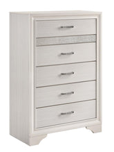 Coaster Miranda 5-drawer Chest White and Rhinestone Model 205115